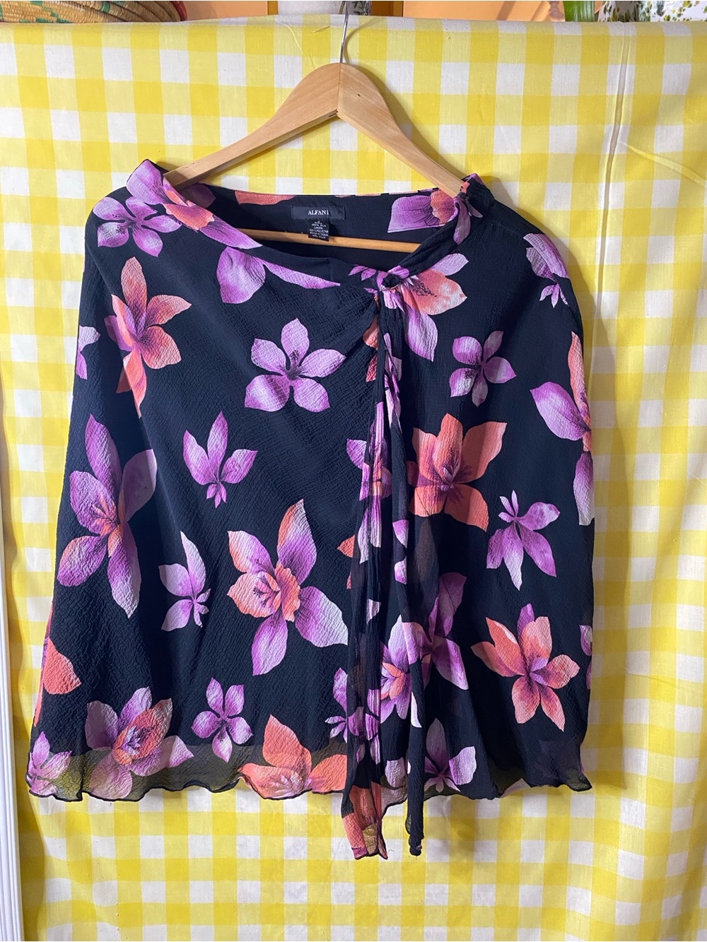 Alfani vintage skirt silk 100% silk